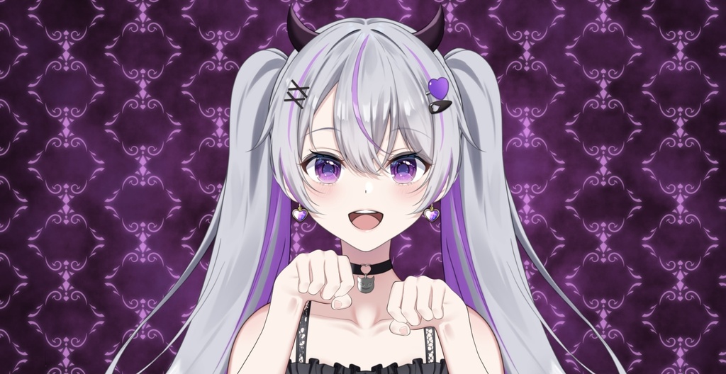 【フリー素材】猫ポーズの手【Vtuber】