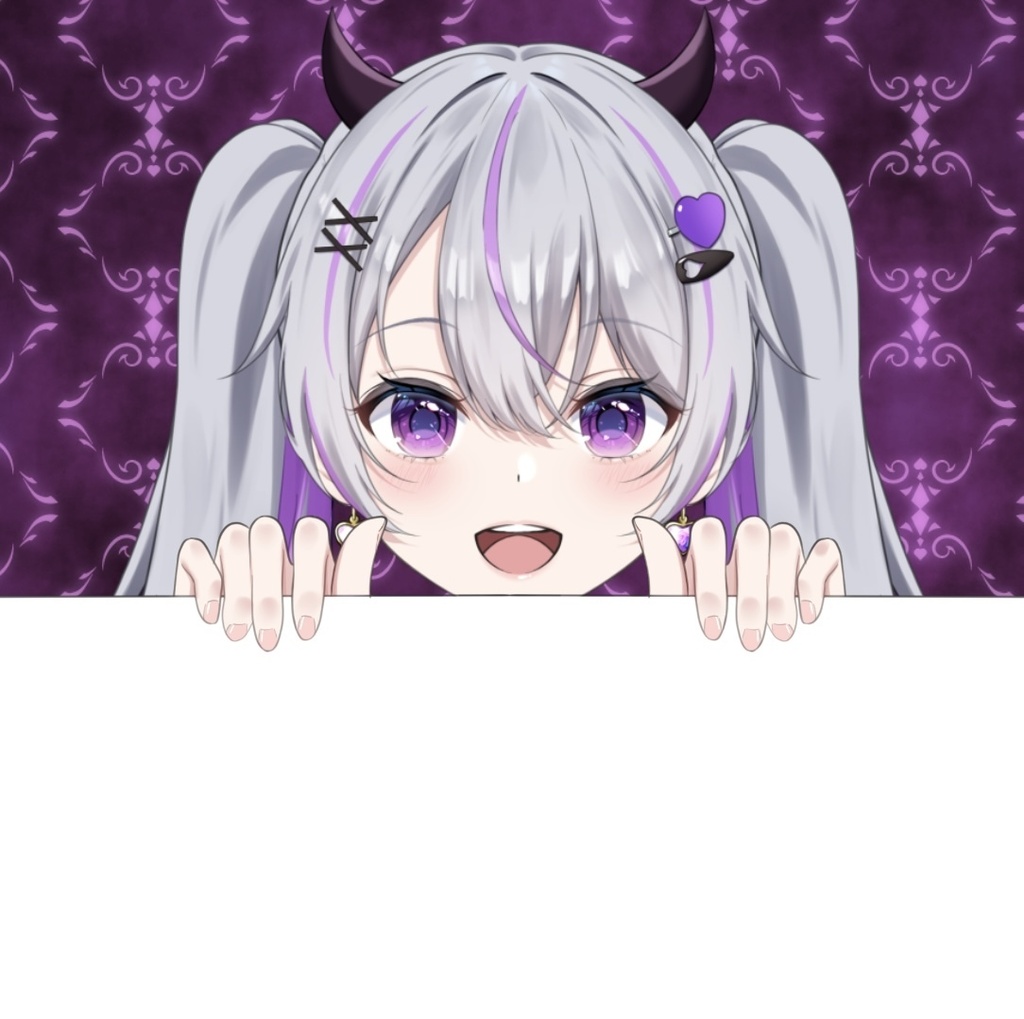 【Vtuber素材】覗き込む手