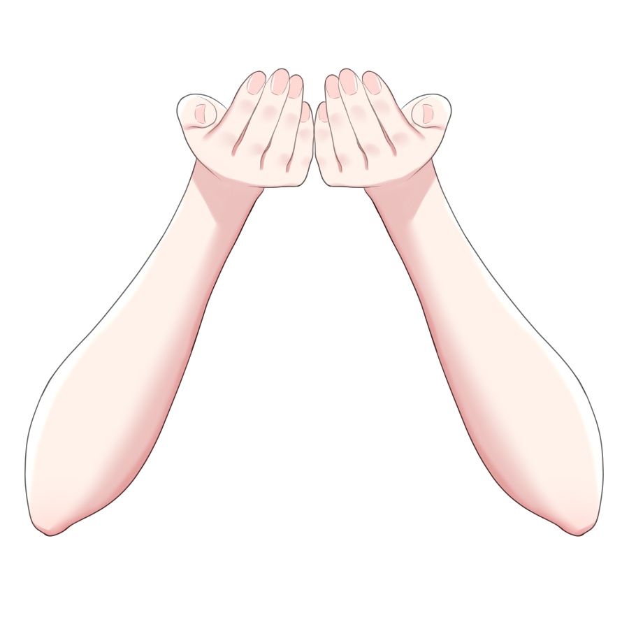 【Vtuber素材】すくう手
