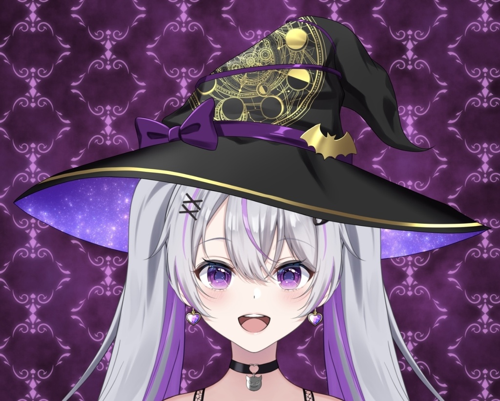 【Vtuber素材】魔女帽子