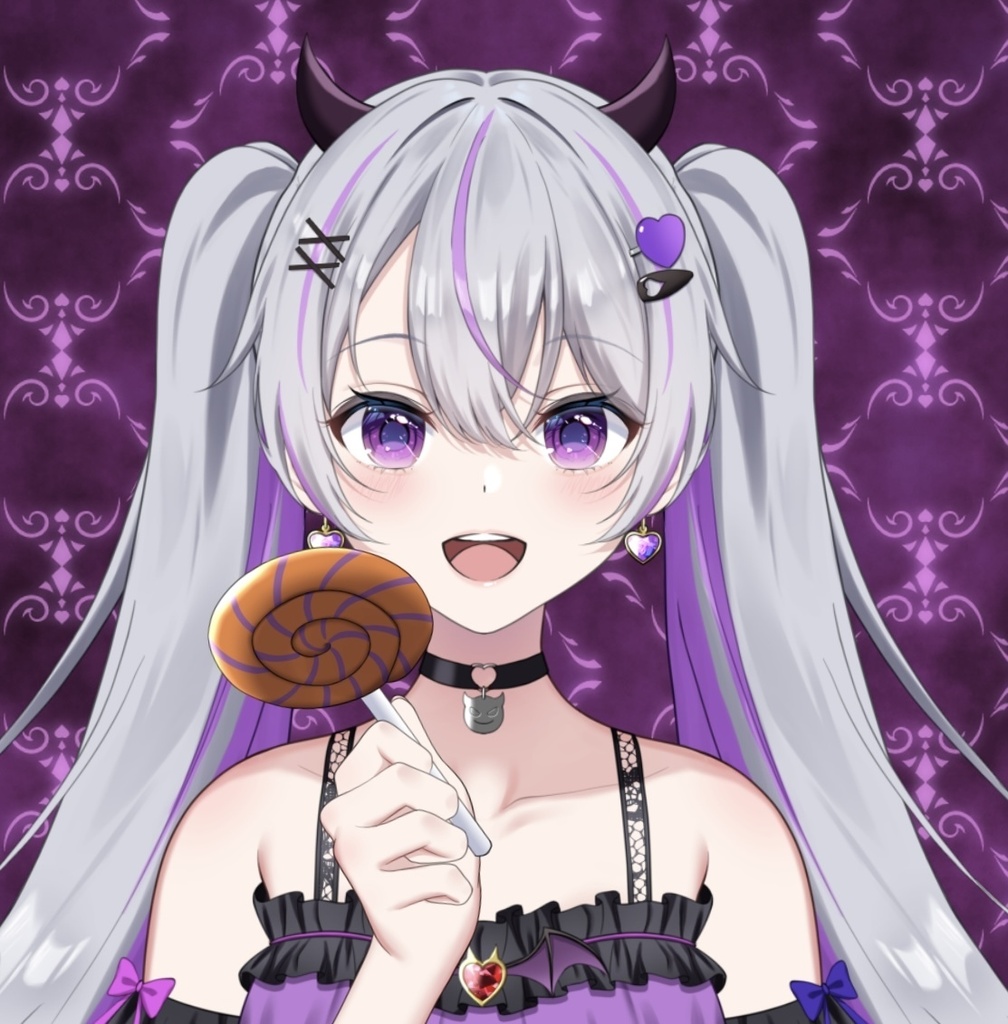 【Vtuber素材】キャンディを持つ手