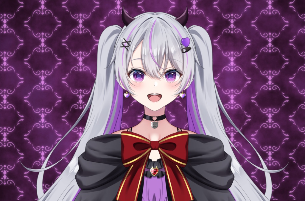 【Vtuber素材】黒マント