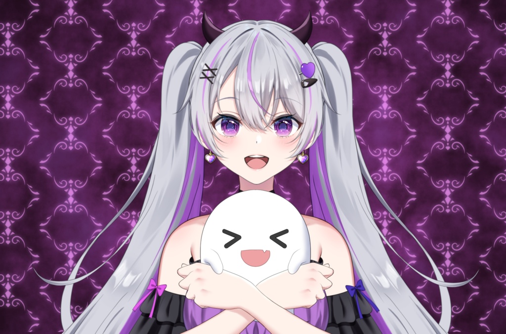 【Vtuber素材】おばけを抱っこする手