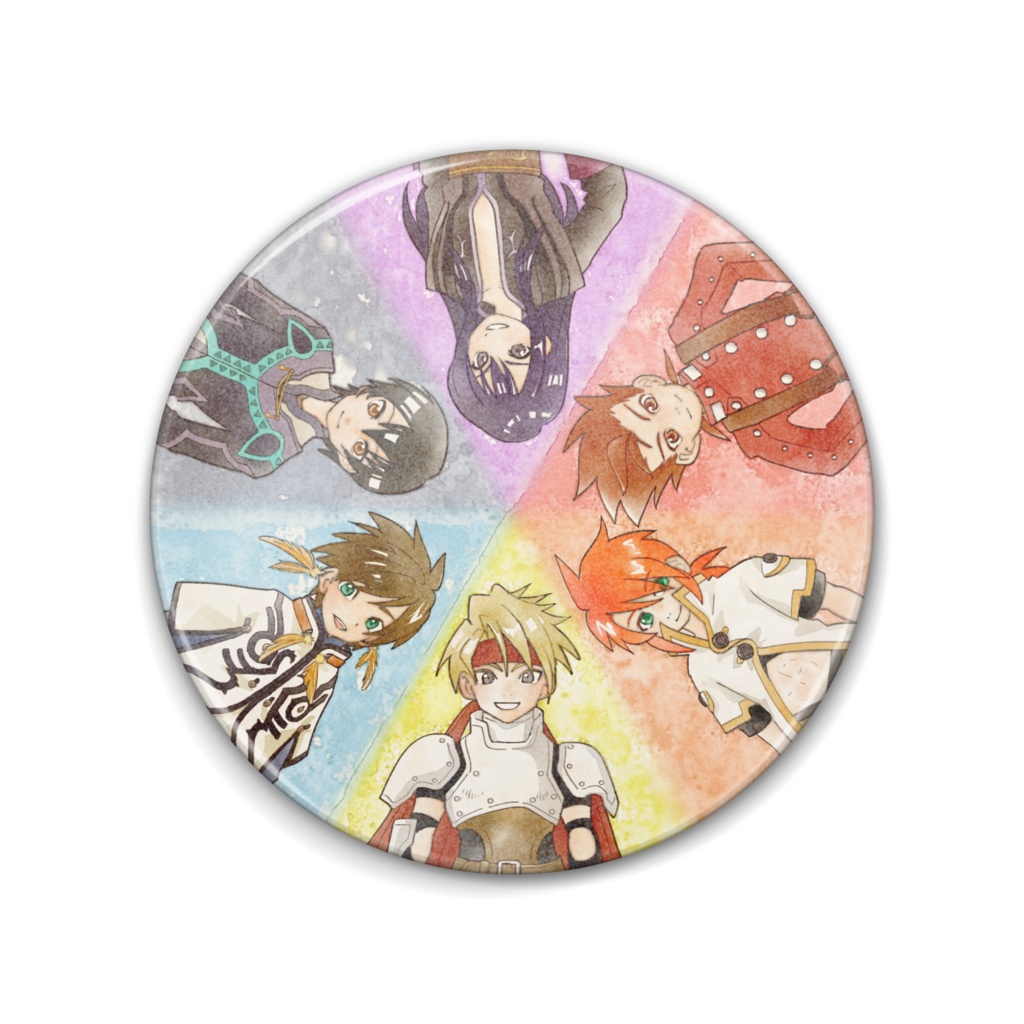 藤島主人公ズ缶バッジ