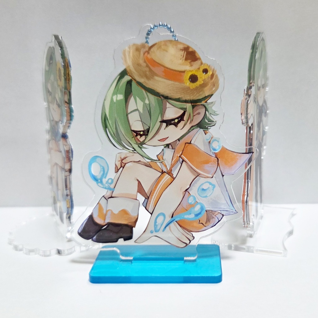 アクリルスタンド兼キーホルダー_オレンジセーラー