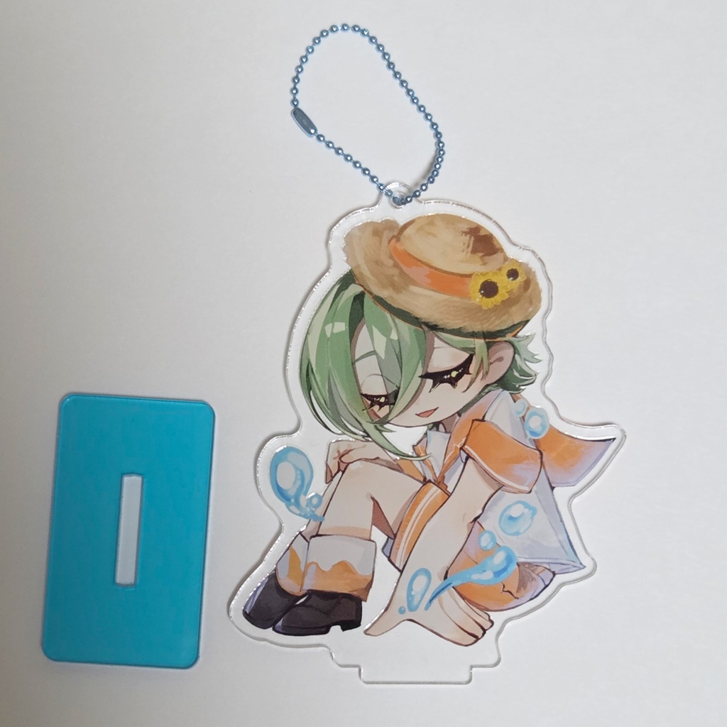 アクリルスタンド兼キーホルダー_オレンジセーラー