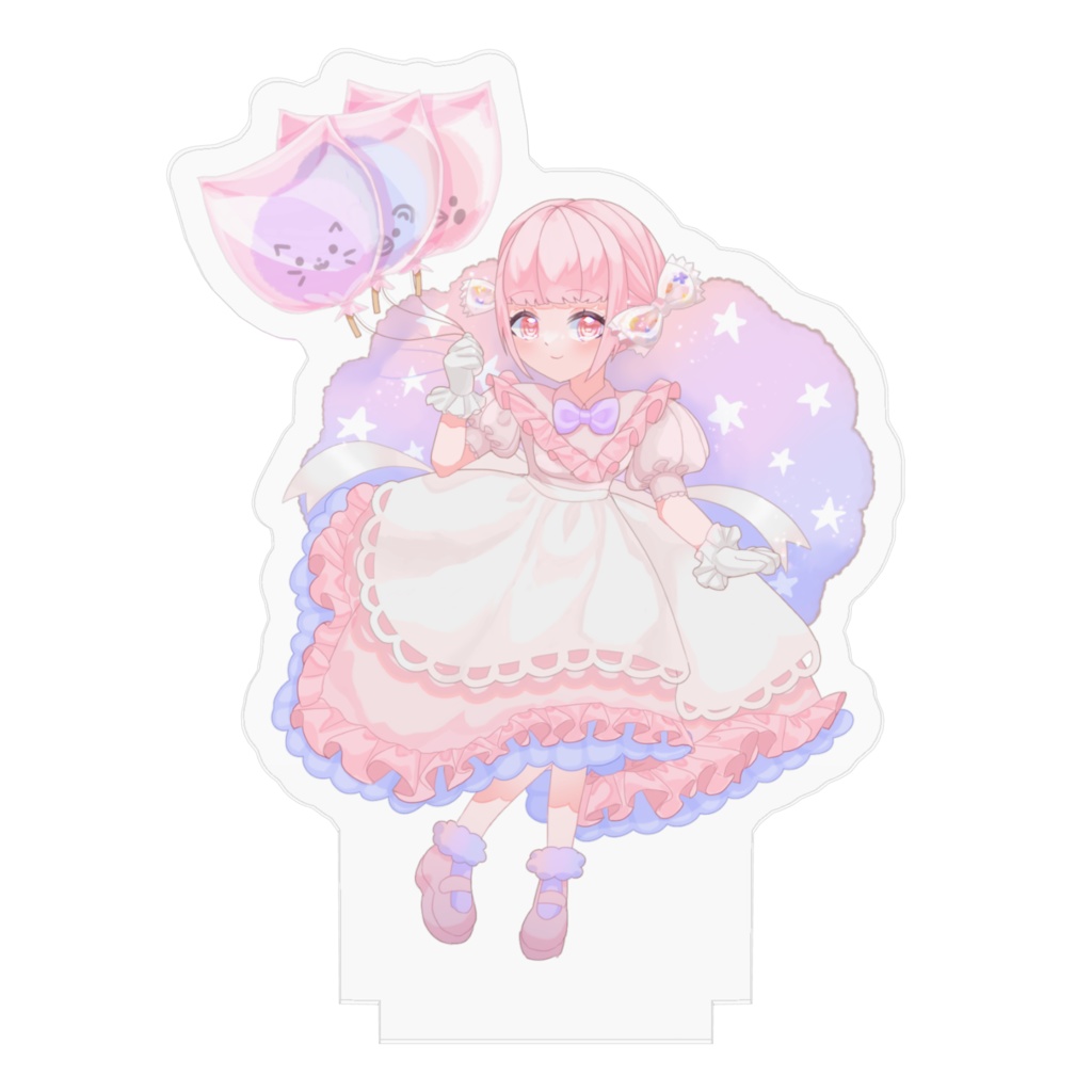 わたがしちゃんアクリルフィギュア