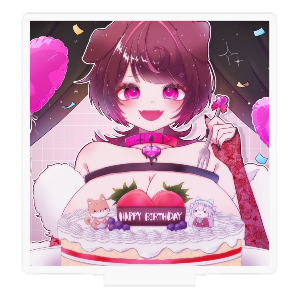 【2024犬飼ましろ生誕祭グッズ】アクリルスタンド【70㎜】