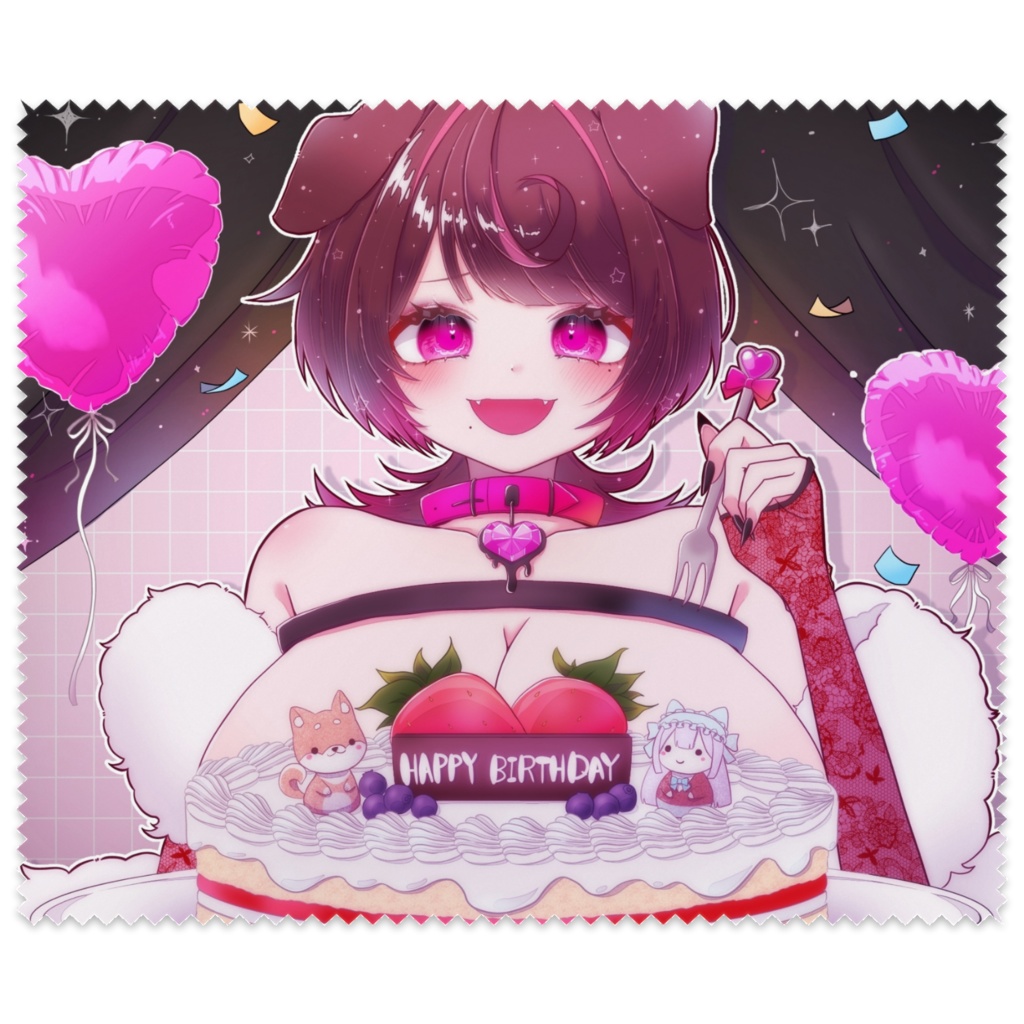 【2024犬飼ましろ生誕祭グッズ】メガネふき