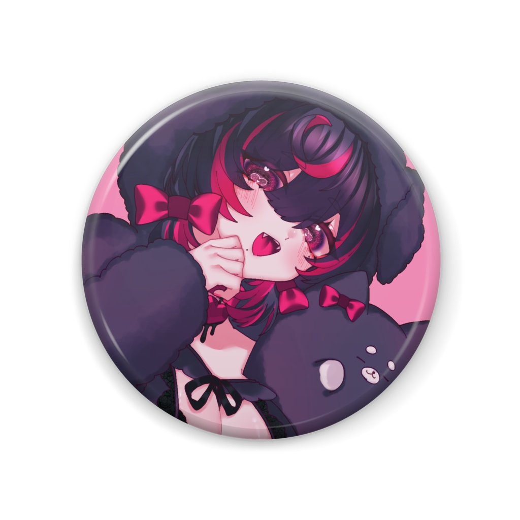 【2024年十璃凛生誕祭グッズ】丸缶バッジ【犬飼ましろ】