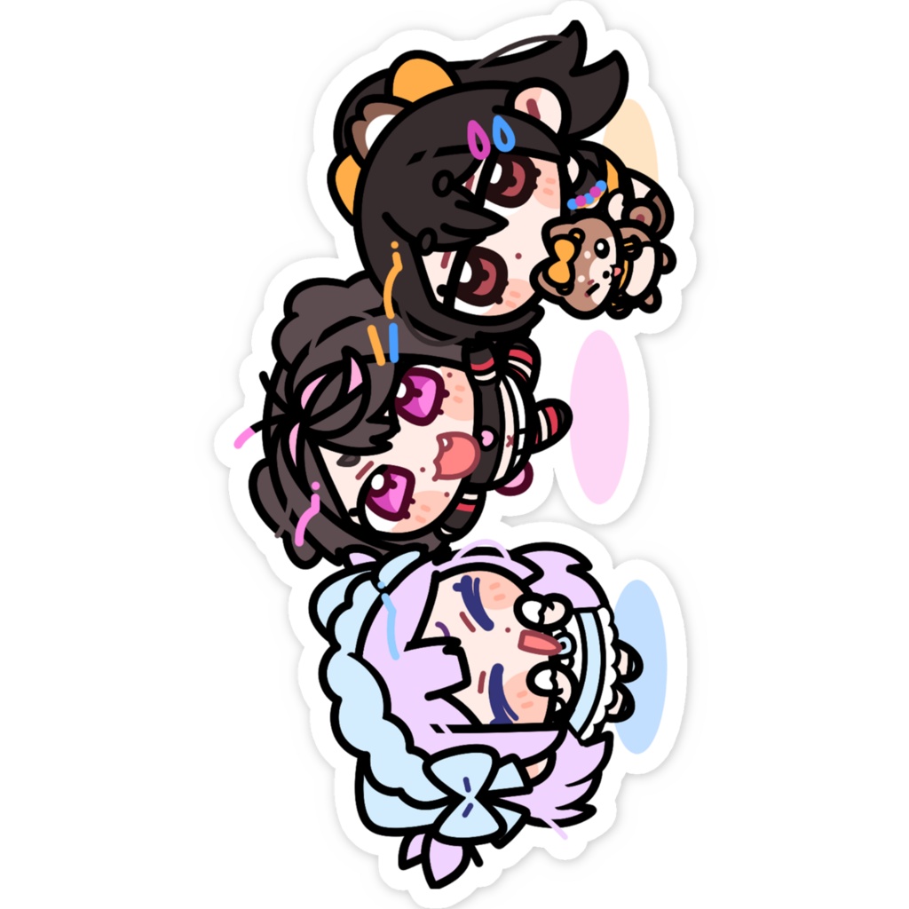 【スマホステッカー】ぷりすま一周年記念♡