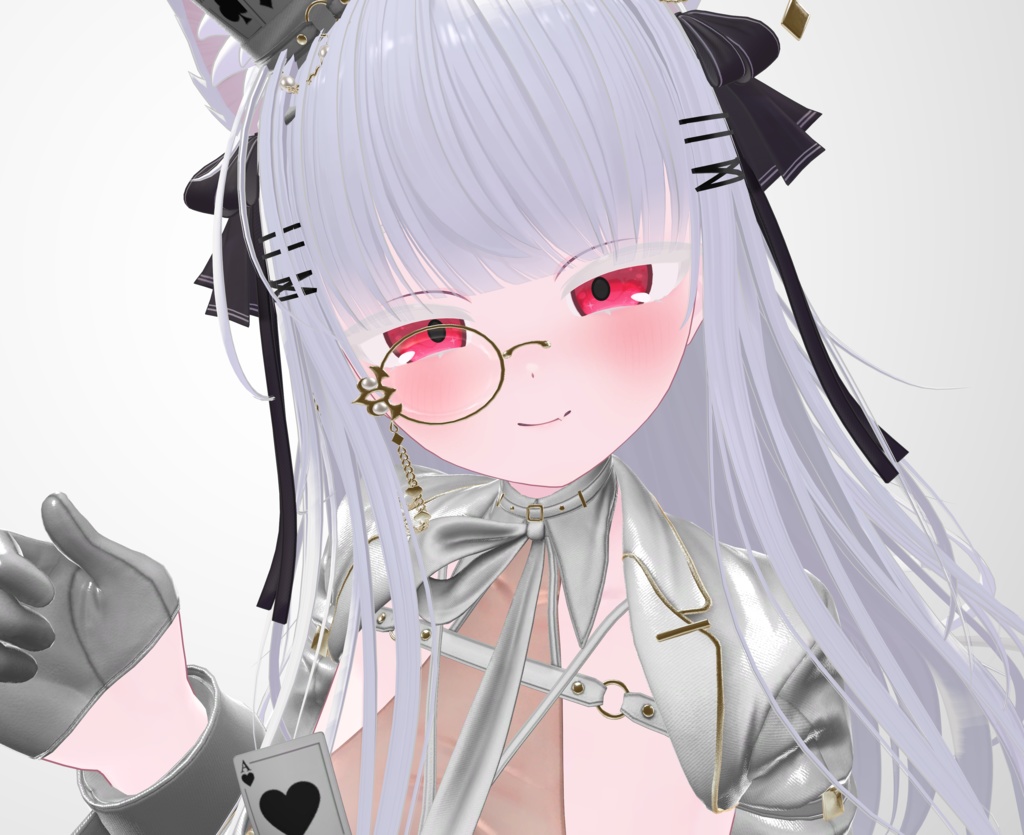 💜 プラム / Plum 💜 目テクスチャ & ブレンドシェイプ Eye Texture & BlendShape -White-