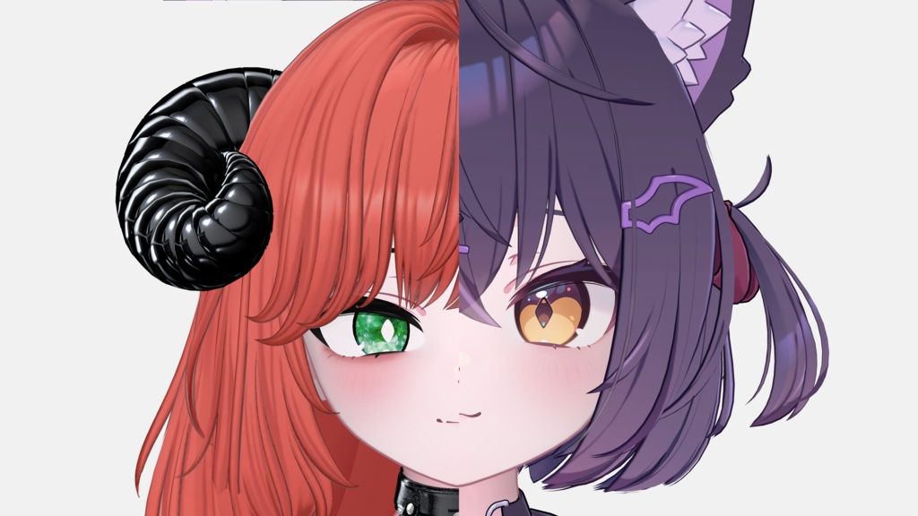 💜 ショコラ / Chocolat 💜 目テクスチャ & ブレンドシェイプ Eye Texture & BlendShape -Devil-