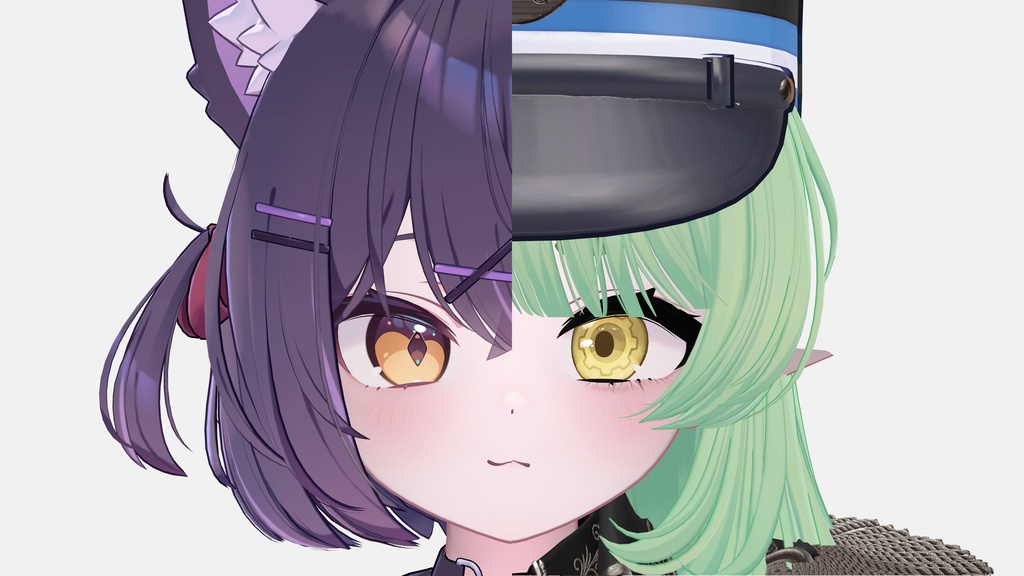 💜 ショコラ / Chocolat 💜 目テクスチャ & ブレンドシェイプ Eye Texture & BlendShape -TwinSisters-