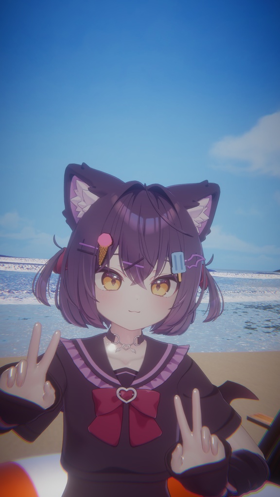💙夏風ピクセルヘアピンアクセサリーセット💙 Summer Pixel Hairpin Accessories