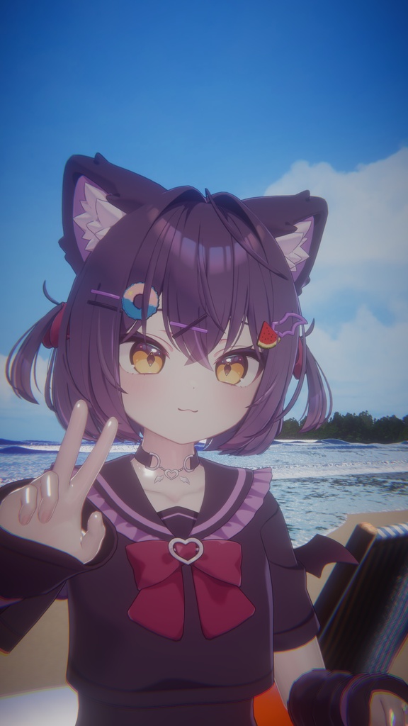 💙夏風ピクセルヘアピンアクセサリーセット💙 Summer Pixel Hairpin Accessories