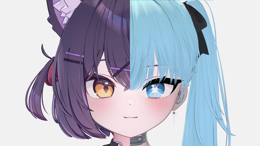 💜 ショコラ / Chocolat 💜 目テクスチャ & ブレンドシェイプ Eye Texture & BlendShape -Celeb-