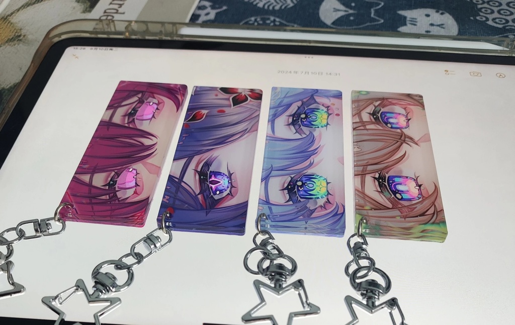 カフカ 黄泉 ロビン ホタル 目ヂカラアクキー