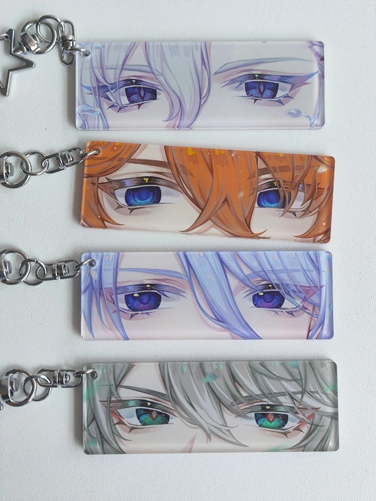 アルハイゼン ヌヴィレット タルタリヤ 神里綾人 目ヂカラアクキー