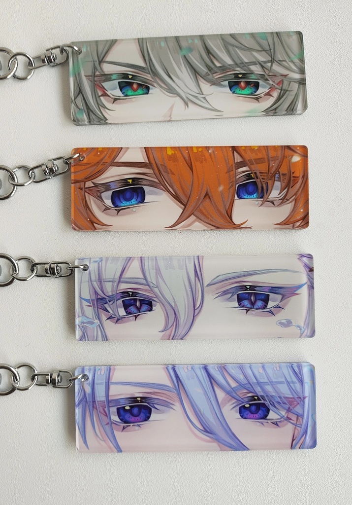 アルハイゼン ヌヴィレット タルタリヤ 神里綾人 目ヂカラアクキー