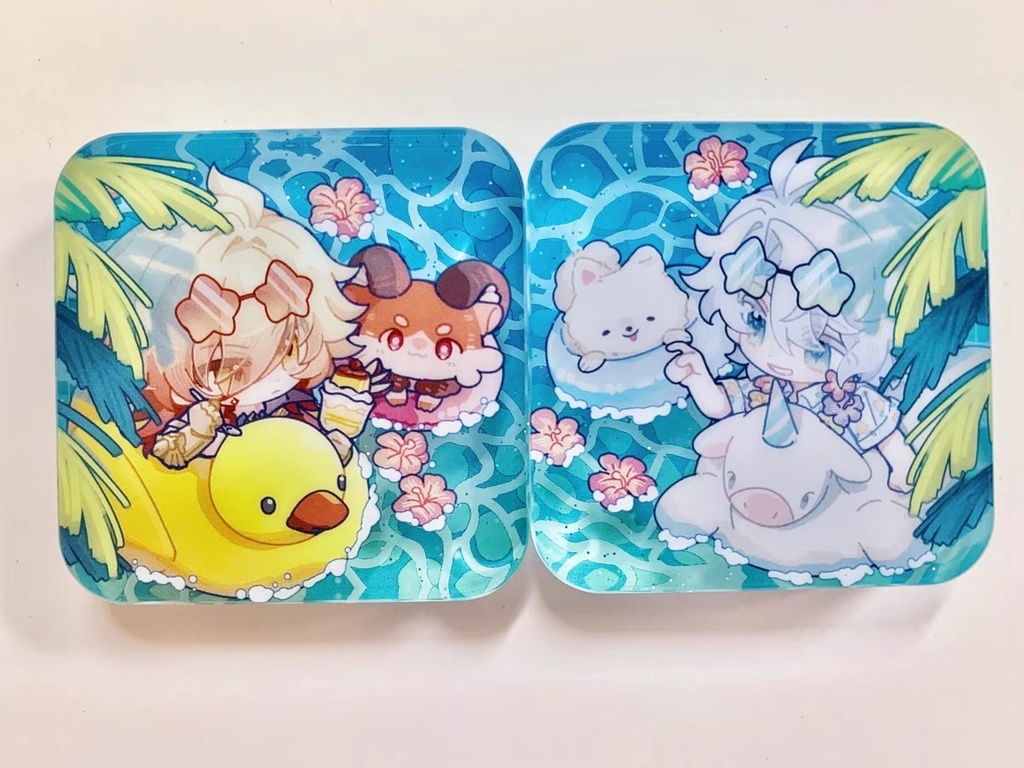 モーディス ファイノン アクリルブロック ポラロイドカード 缶バッジ