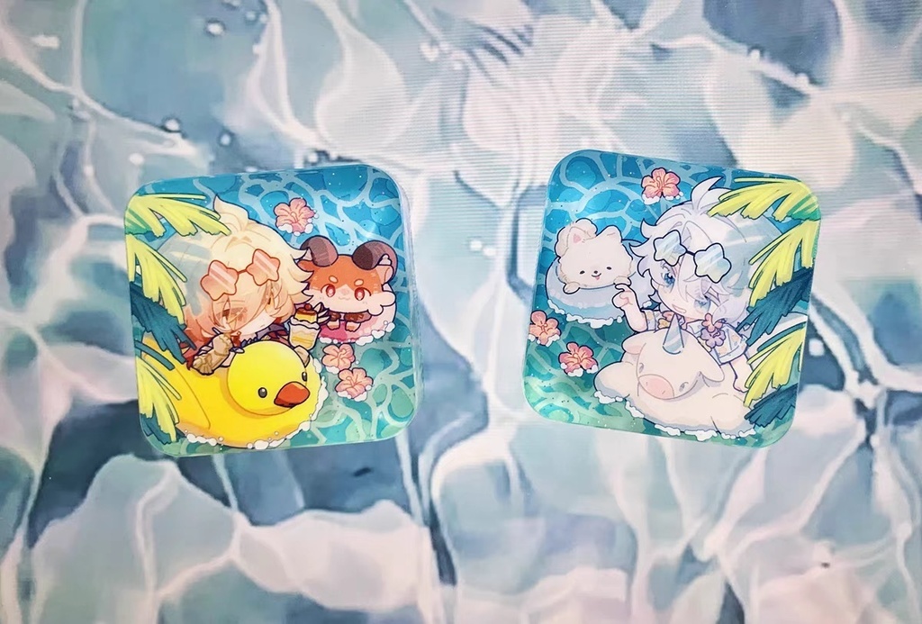 モーディス ファイノン アクリルブロック ポラロイドカード 缶バッジ