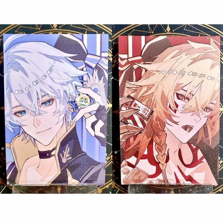 ファイノン　モーディス　ポラロイドカード　缶バッジ　オイルアクリルブロック