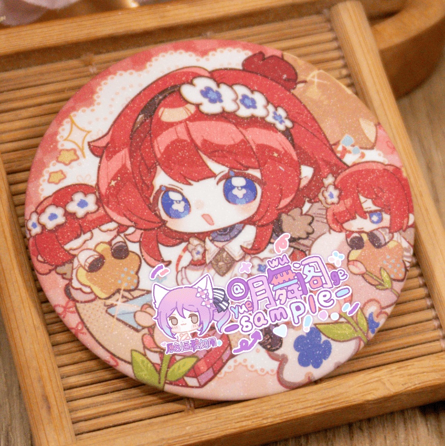 【委託販売】崩壊スターレイル 正方形カード 缶バッジ 【AMPHOREUS】