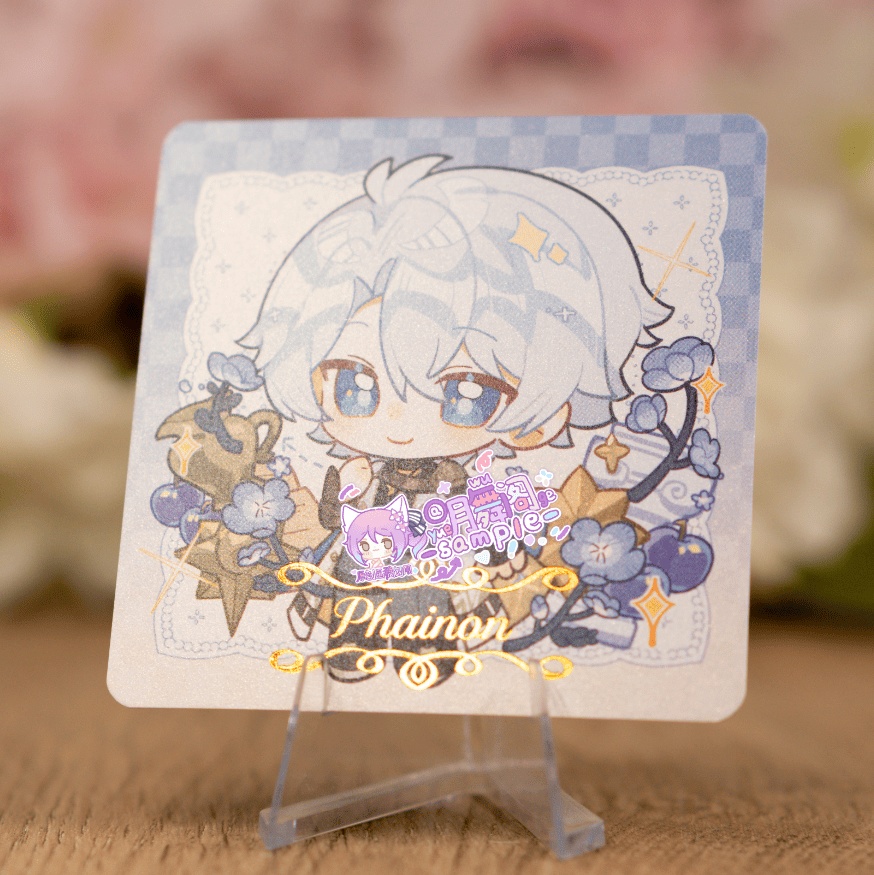 【委託販売】崩壊スターレイル 正方形カード 缶バッジ 【AMPHOREUS】