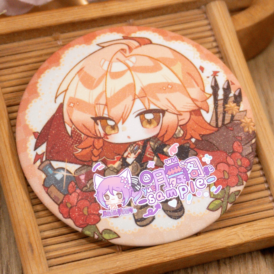 【委託販売】崩壊スターレイル 正方形カード 缶バッジ 【AMPHOREUS】