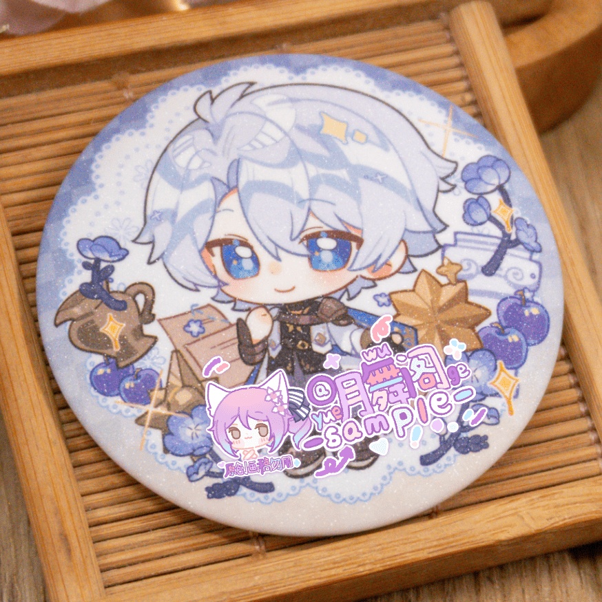 【委託販売】崩壊スターレイル 正方形カード 缶バッジ 【AMPHOREUS】