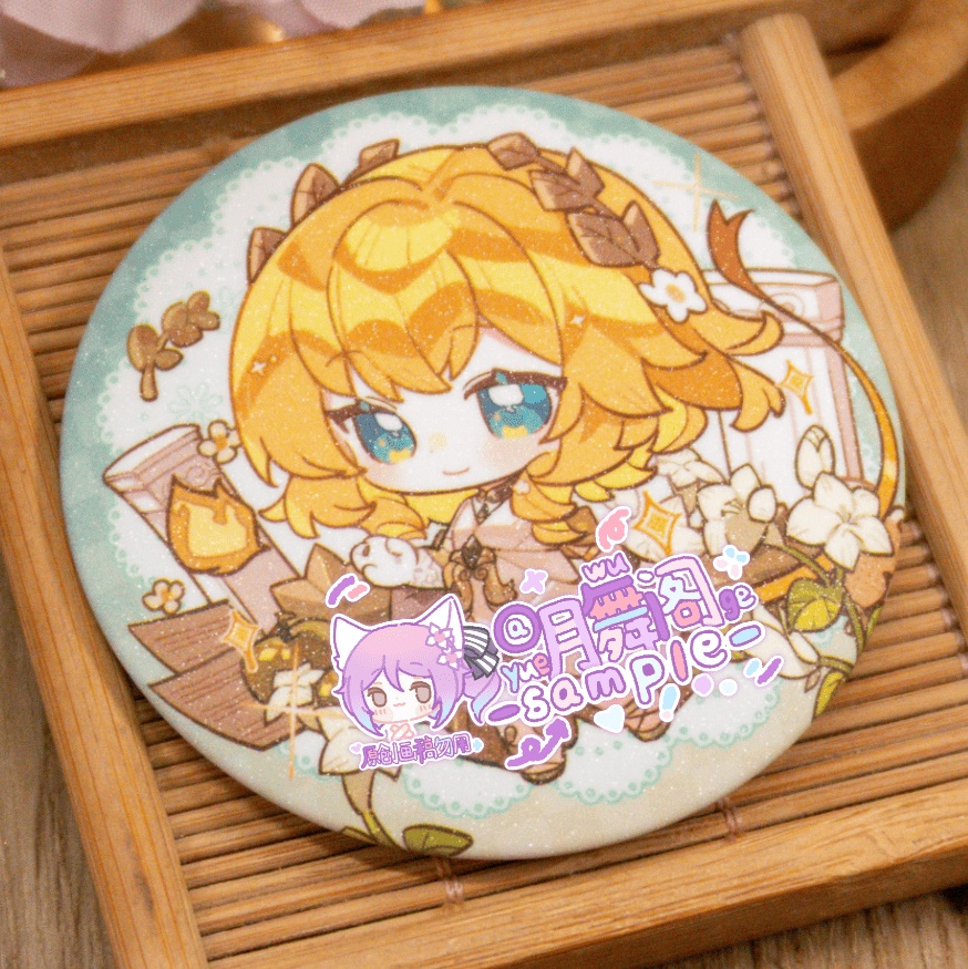 【委託販売】崩壊スターレイル 正方形カード 缶バッジ 【AMPHOREUS】