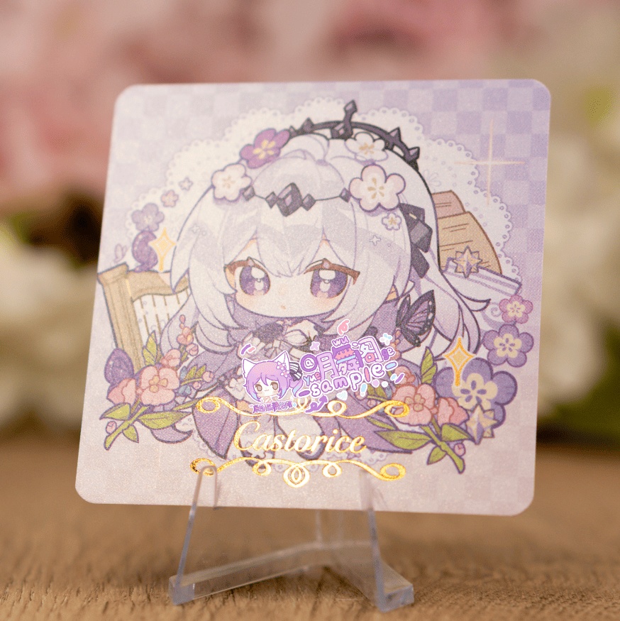 【委託販売】崩壊スターレイル 正方形カード 缶バッジ 【AMPHOREUS】