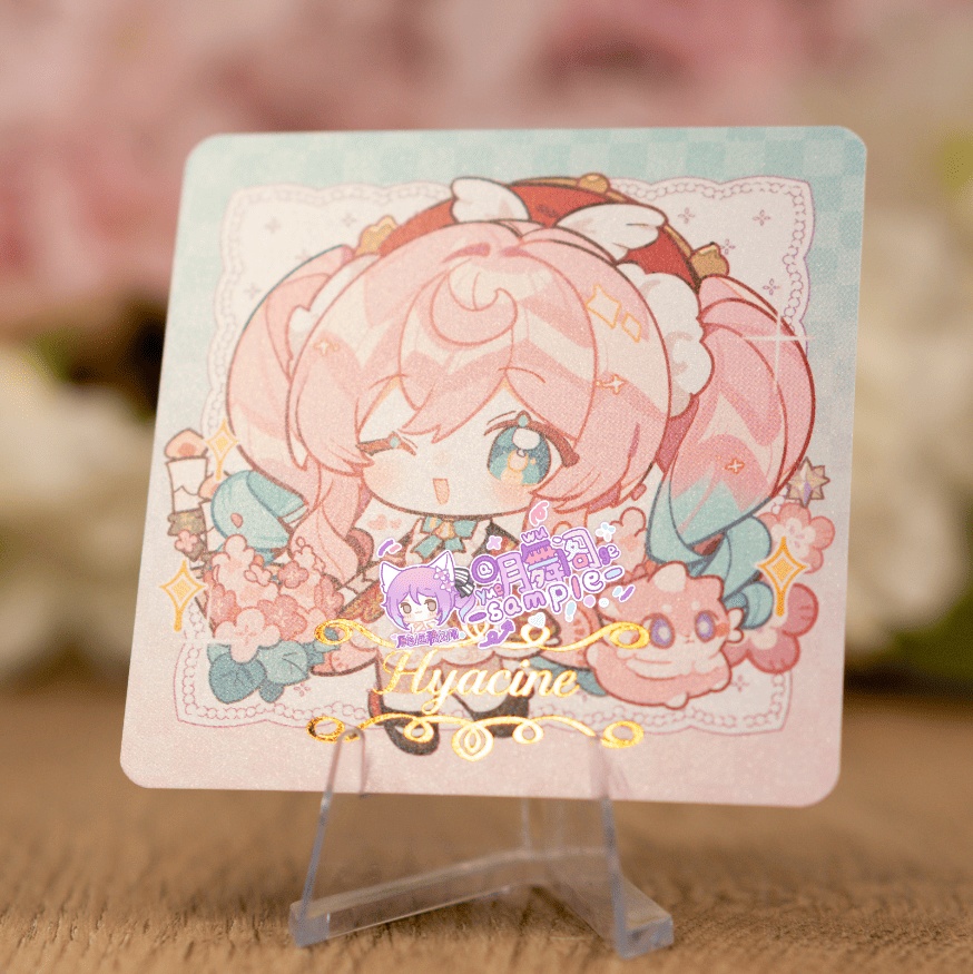 【委託販売】崩壊スターレイル 正方形カード 缶バッジ 【AMPHOREUS】