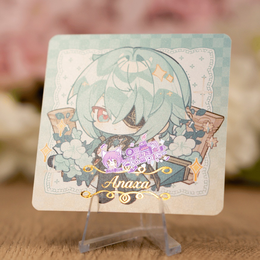 【委託販売】崩壊スターレイル 正方形カード 缶バッジ 【AMPHOREUS】