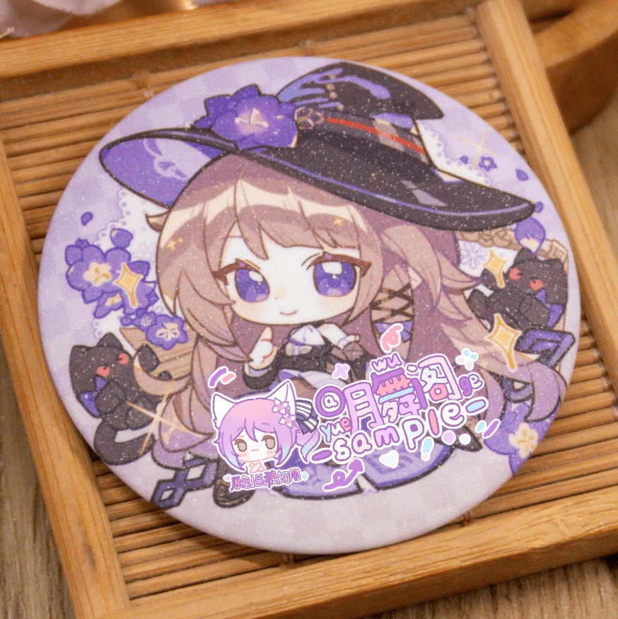 【委託販売】崩壊スターレイル 正方形カード 缶バッジ 【AMPHOREUS】