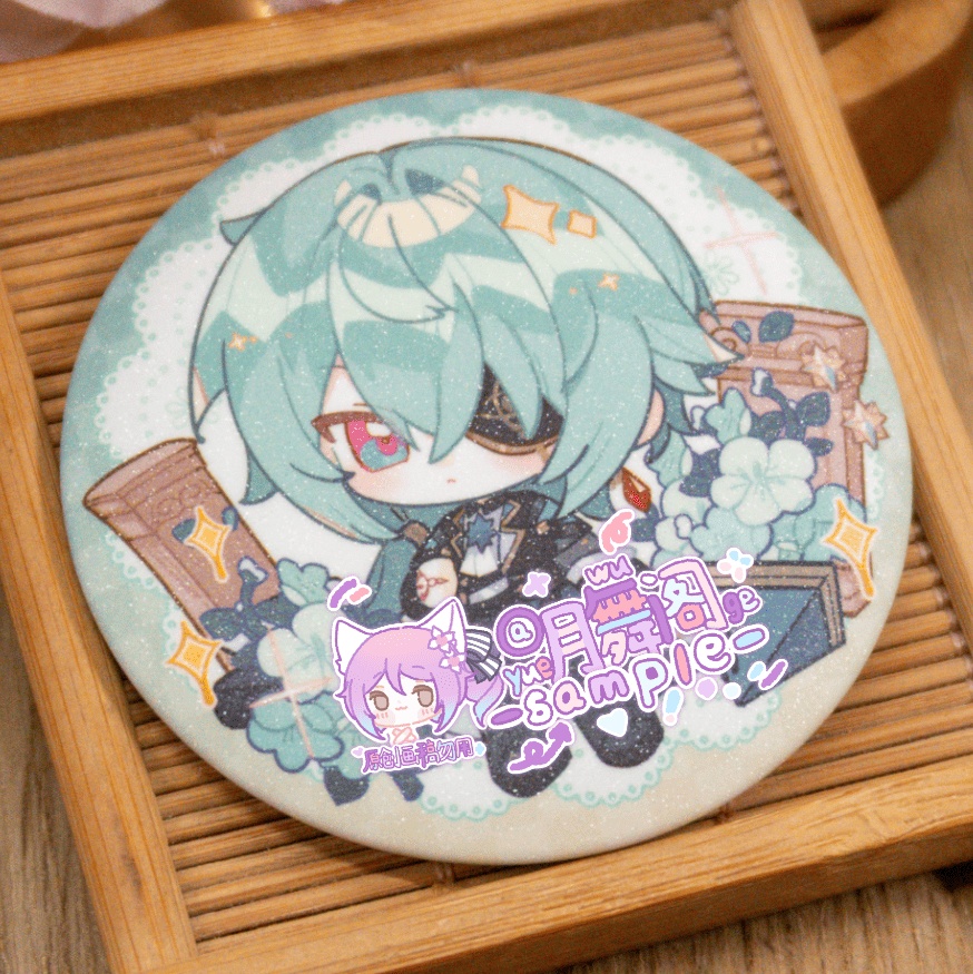 【委託販売】崩壊スターレイル 正方形カード 缶バッジ 【AMPHOREUS】