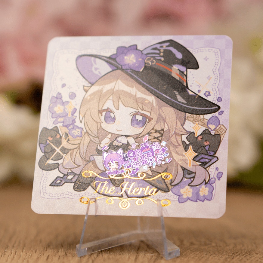 【委託販売】崩壊スターレイル 正方形カード 缶バッジ 【AMPHOREUS】