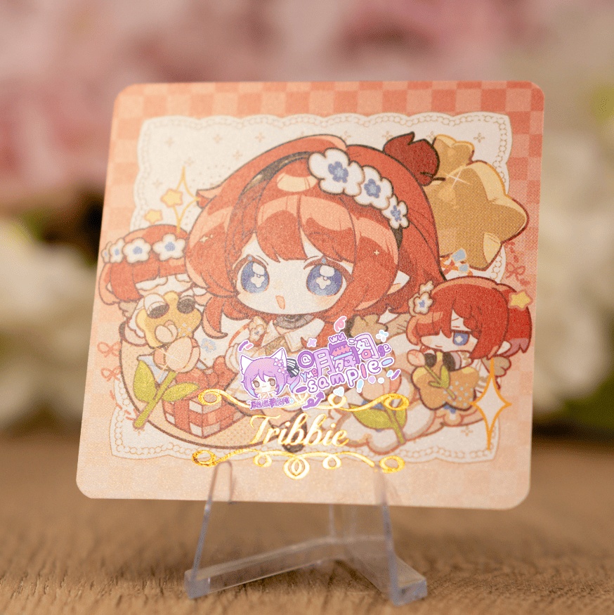 【委託販売】崩壊スターレイル 正方形カード 缶バッジ 【AMPHOREUS】