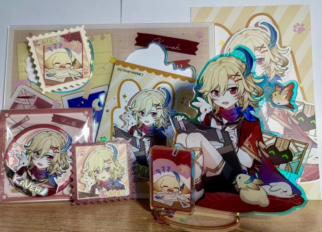 【委託販売】原神　カーヴェ　アクリルスタンド　アクリルキーホルダー