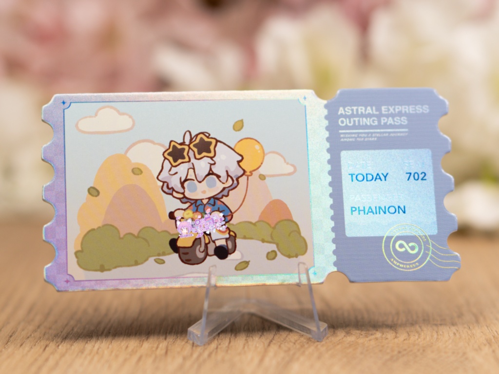 【委託販売】崩壊スターレイル アクリルブロック チケット風カード 【一緒にお出かけ】