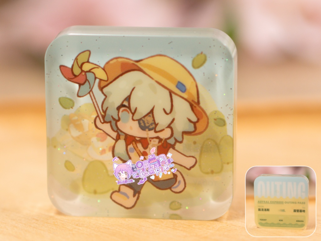 【委託販売】崩壊スターレイル アクリルブロック チケット風カード 【一緒にお出かけ】