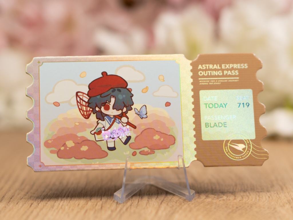 【委託販売】崩壊スターレイル アクリルブロック チケット風カード 【一緒にお出かけ】