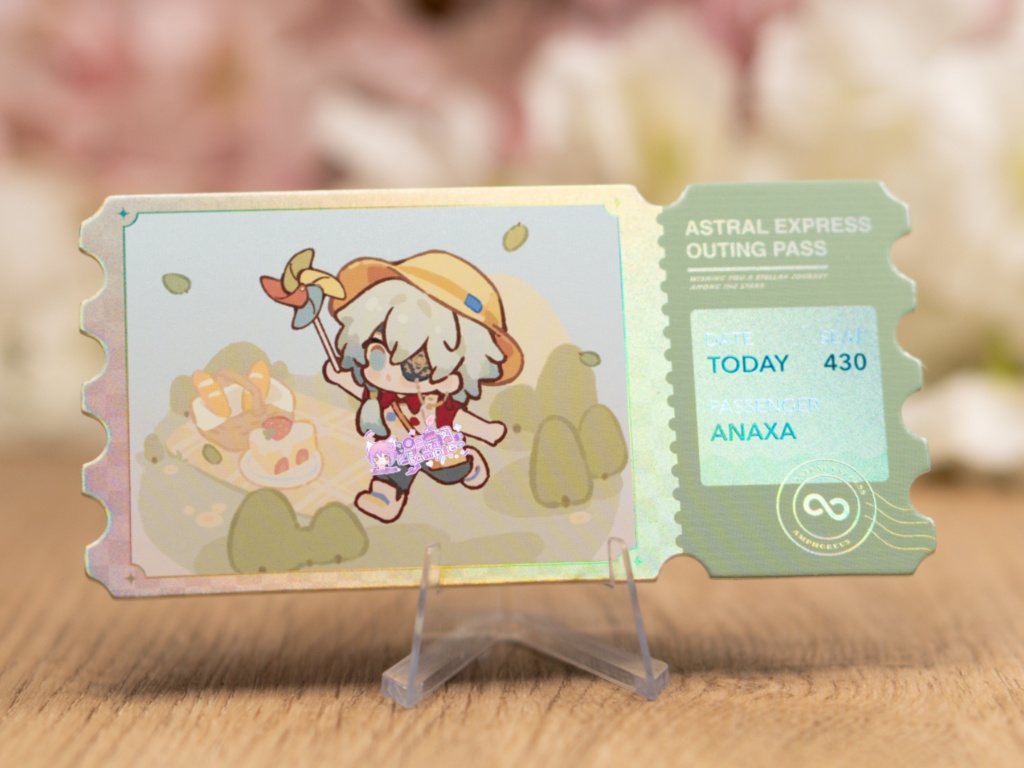 【委託販売】崩壊スターレイル アクリルブロック チケット風カード 【一緒にお出かけ】