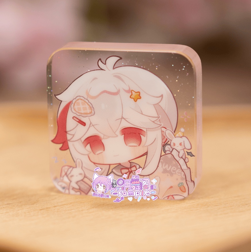 【委託販売】原神 アクリルブロック ポラロイドカード 【GOODNIGHT】