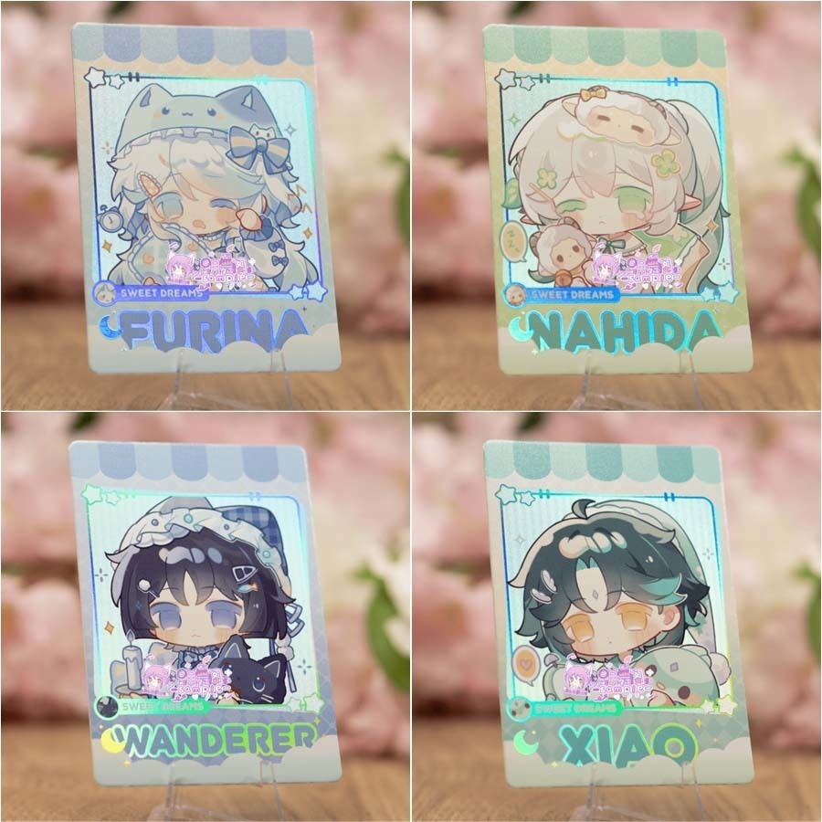 【委託販売】原神 アクリルブロック ポラロイドカード 【GOODNIGHT】