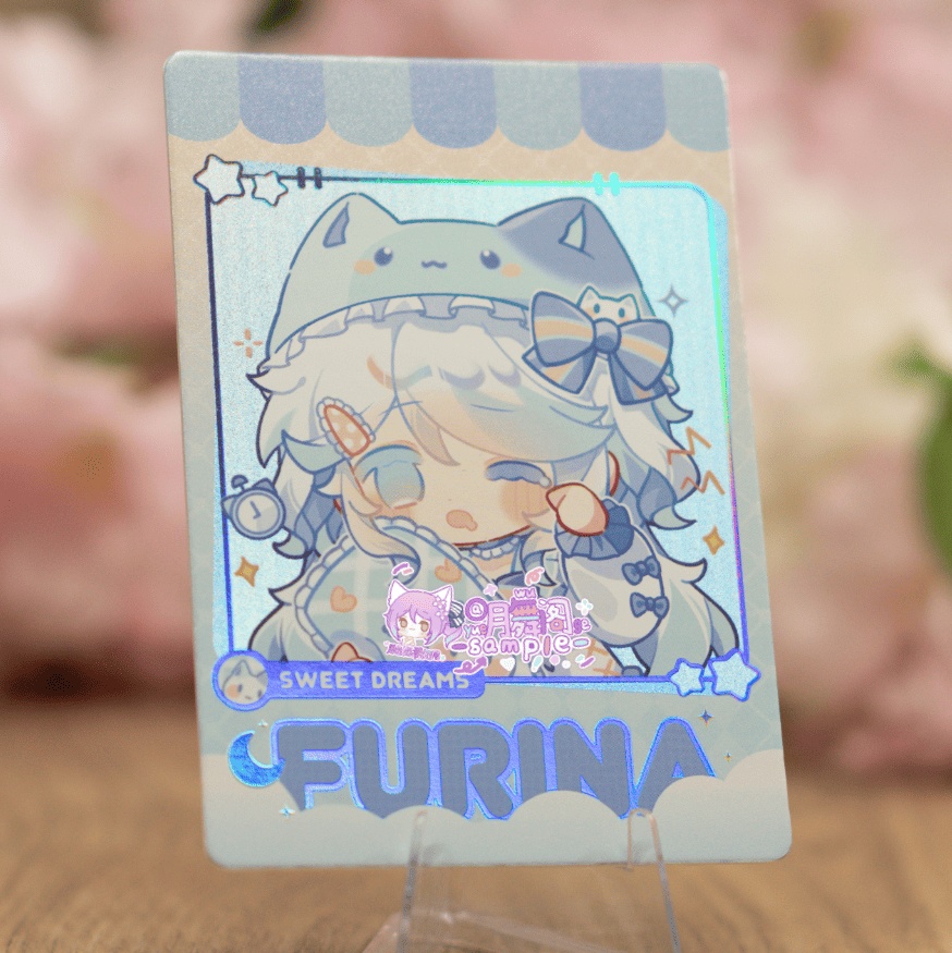 【委託販売】原神 アクリルブロック ポラロイドカード 【GOODNIGHT】