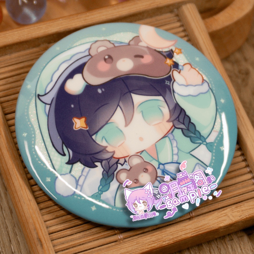 【委託販売】原神 アクリルブロック ポラロイドカード 【GOODNIGHT】