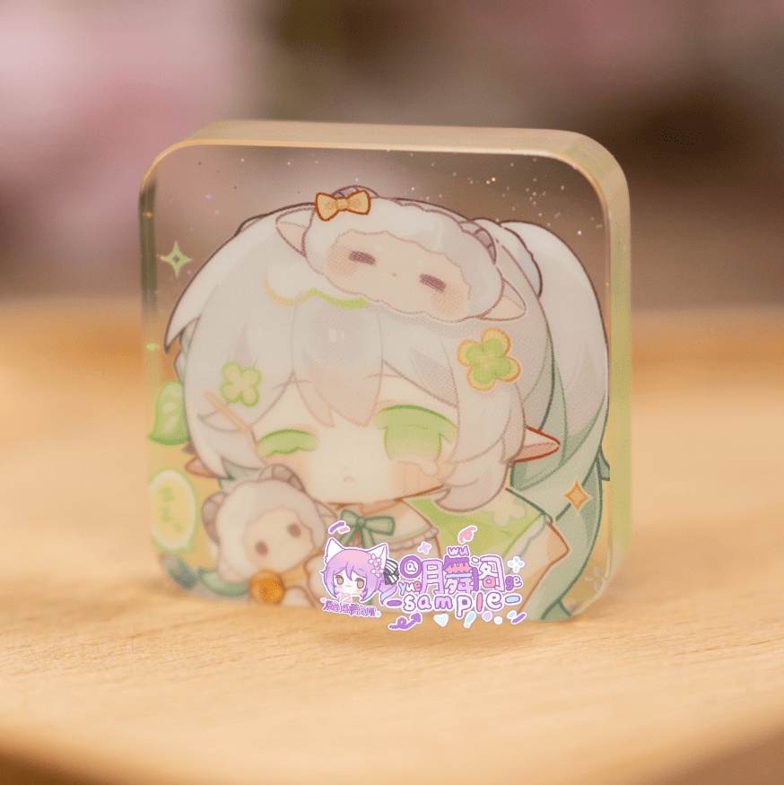 【委託販売】原神 アクリルブロック ポラロイドカード 【GOODNIGHT】