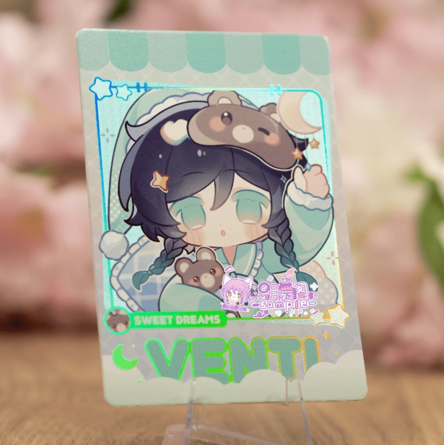 【委託販売】原神 アクリルブロック ポラロイドカード 【GOODNIGHT】